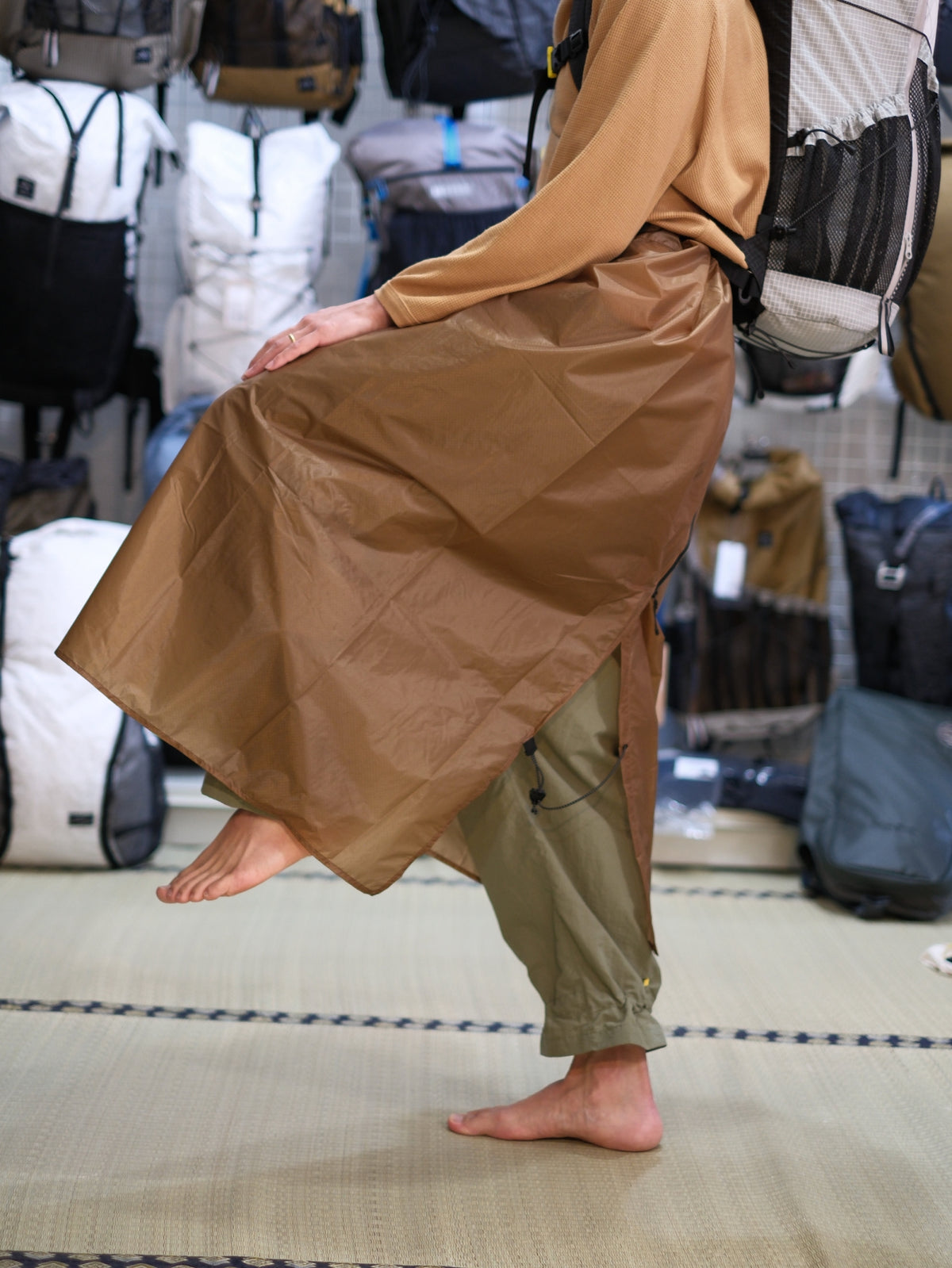 Hiking Skirt(ロング丈のレインスカート)【CAYL】
