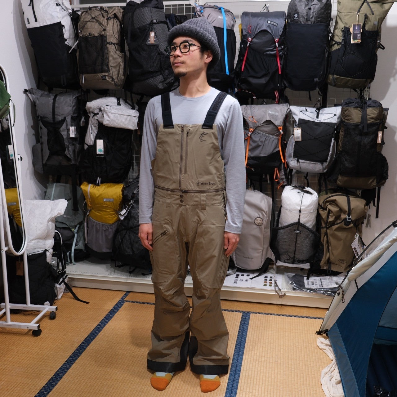 TB Pant Men's(ハードシェルパンツ/取り外し可能なビブタイプ)【Teton Bros.】 ★旧製品の為、30%OFF