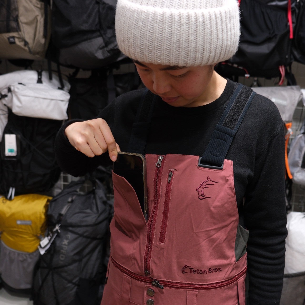 WS TB Pant(ハードシェルパンツ/取り外し可能なビブタイプ)【Teton Bros.】 ★旧製品の為、30%OFF