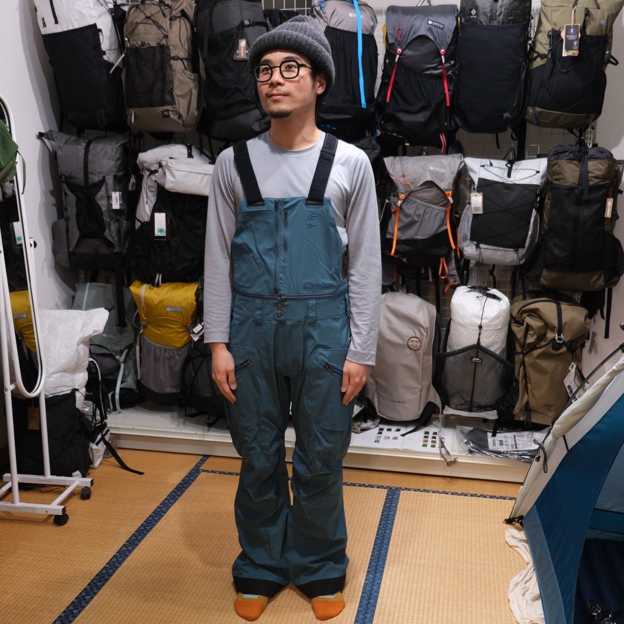 TB Pant Men's(ハードシェルパンツ/取り外し可能なビブタイプ)【Teton Bros.】 ★旧製品の為、30%OFF