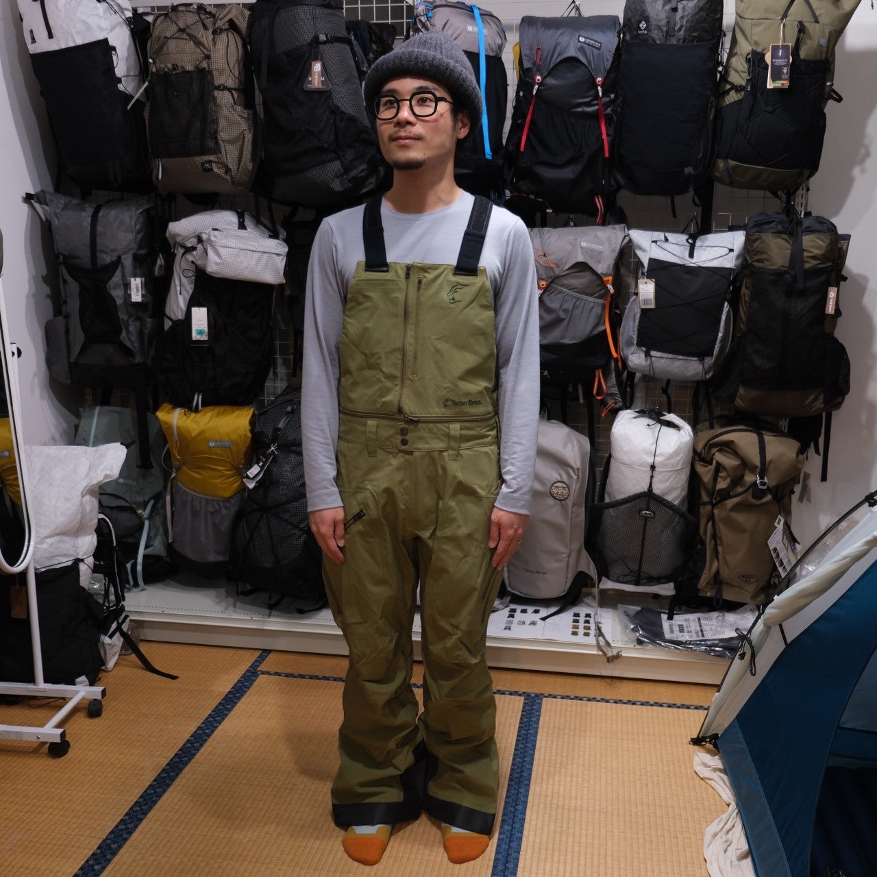 TB Pant Men's(ハードシェルパンツ/取り外し可能なビブタイプ)【Teton Bros.】 ★旧製品の為、30%OFF