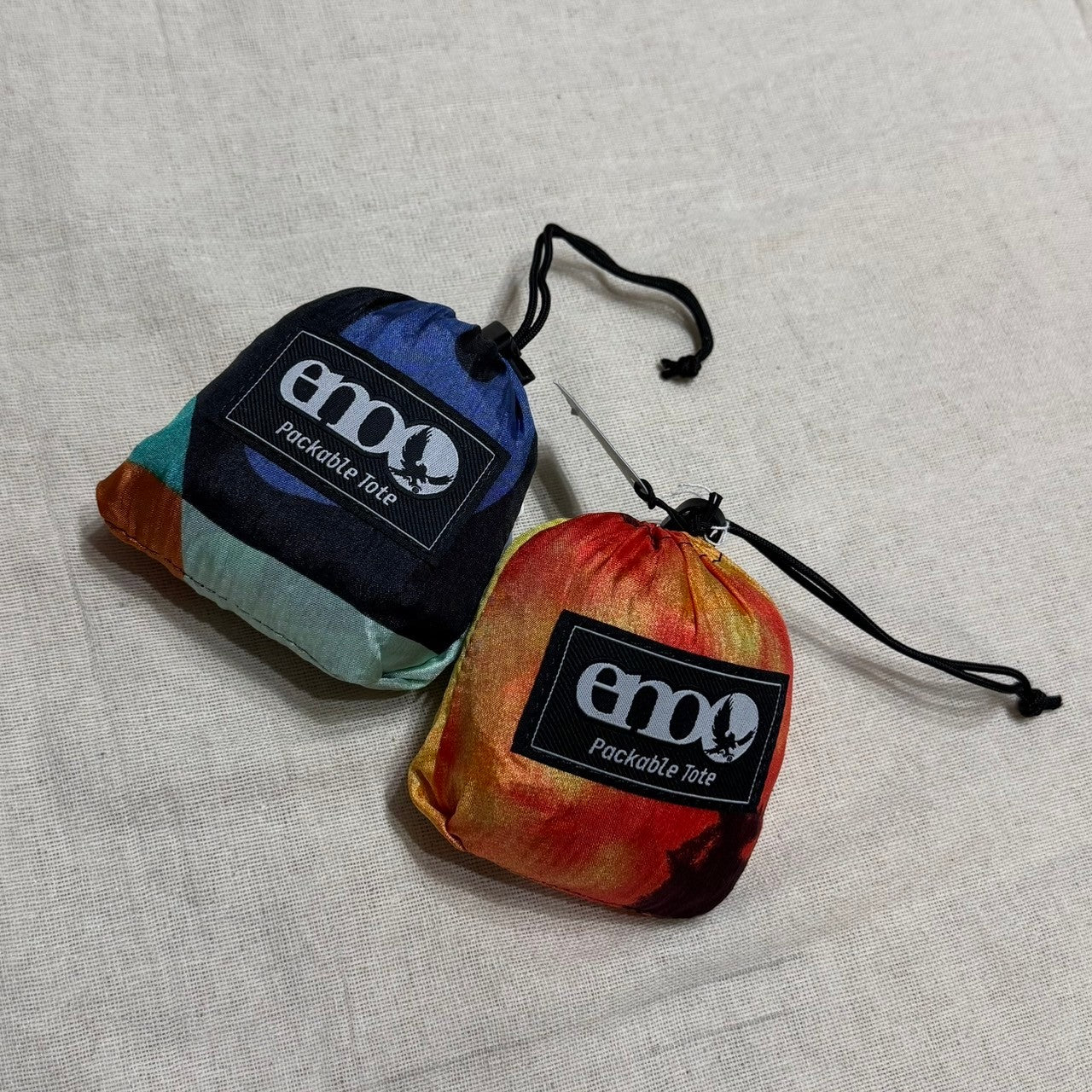 Packable Tote Print(ハンモック残布使用のパッカブルトート)【ENO】