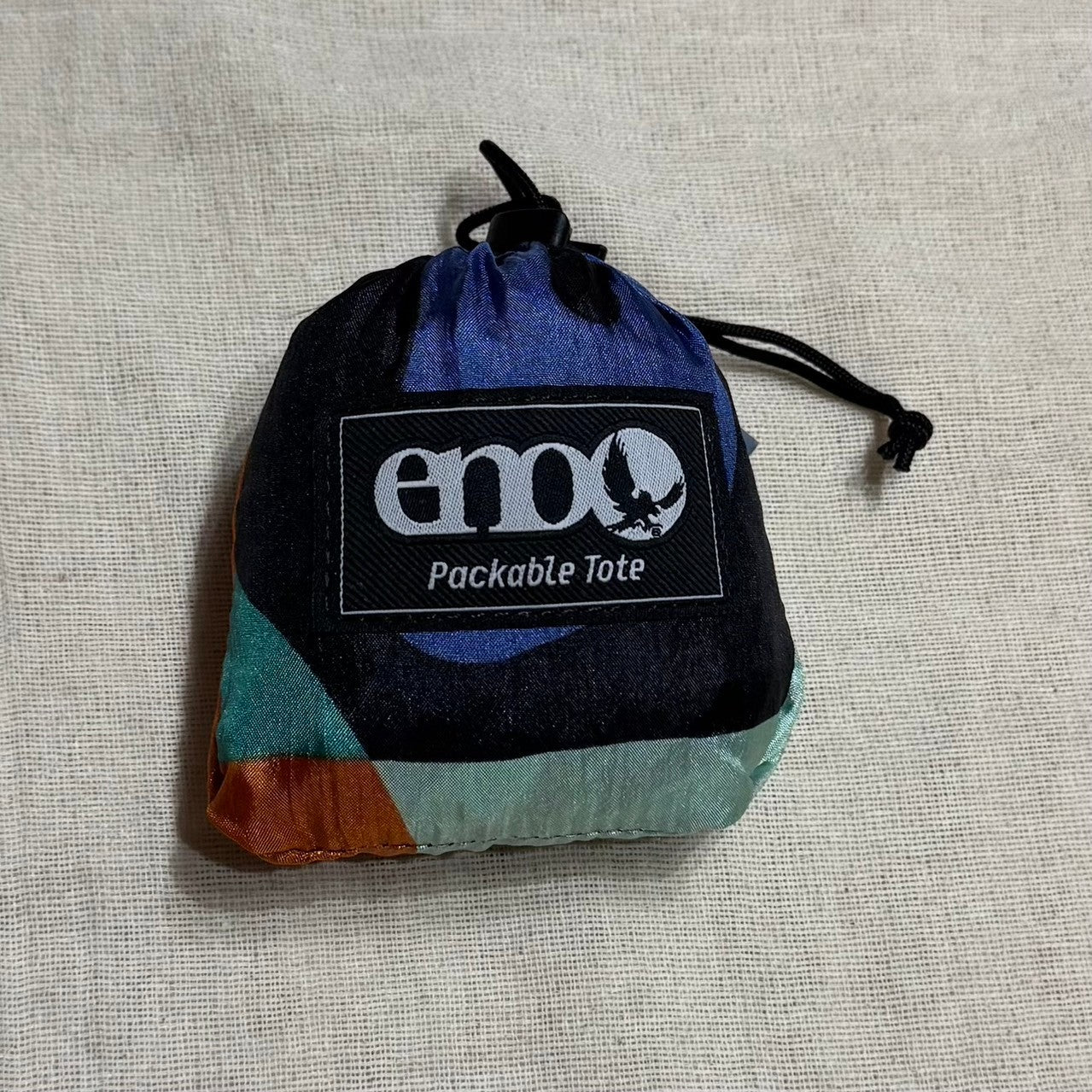 Packable Tote Print(ハンモック残布使用のパッカブルトート)【ENO】
