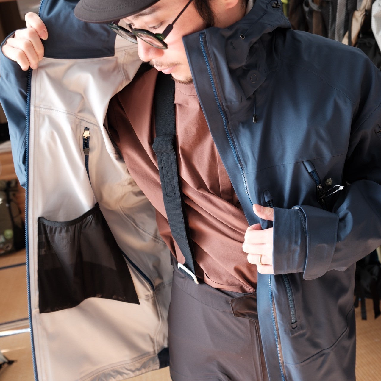 ★TB Jacket Men's(ハードシェル/通気性/高強度)【Teton Bros】