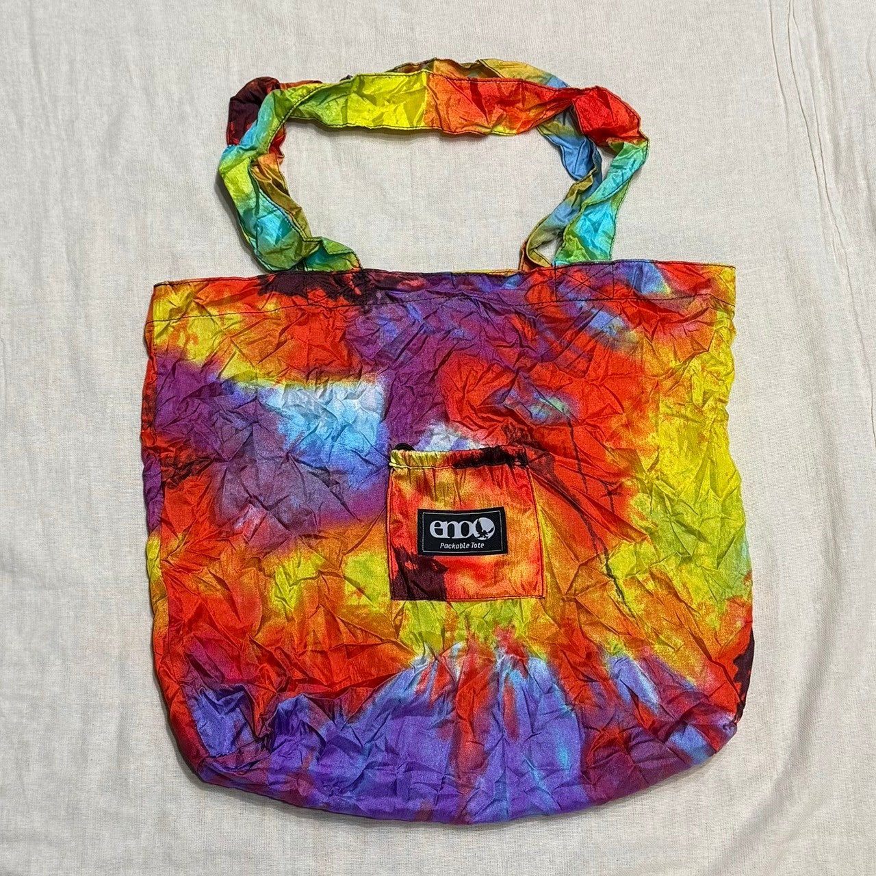 Packable Tote Print(ハンモック残布使用のパッカブルトート)【ENO】