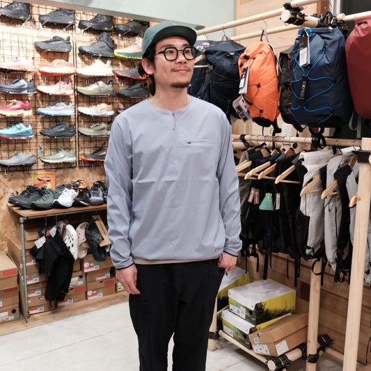 Chill Halfzip Shirt(通気性/汗地味が目立たない/男女兼用)【Teton Bros.】