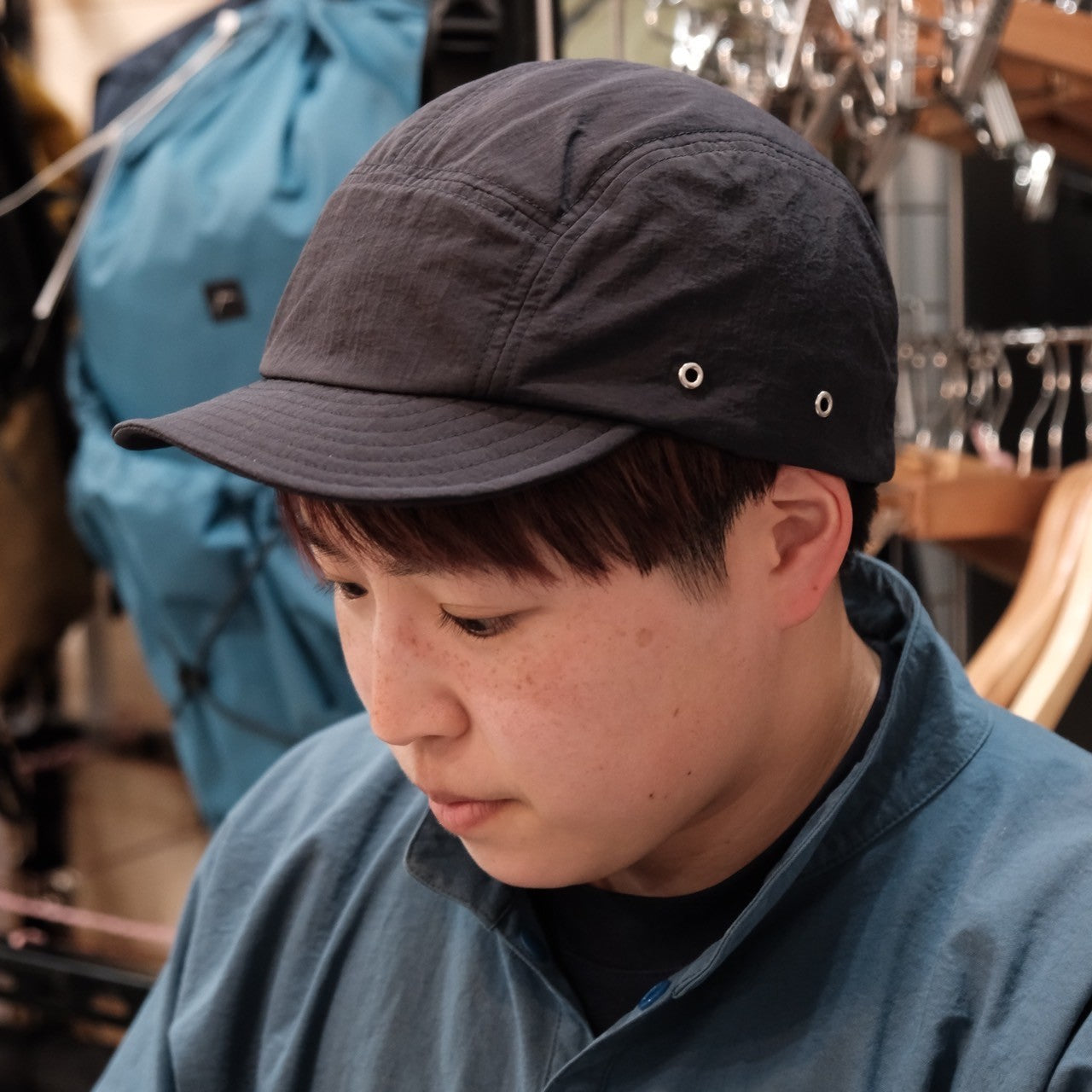 Salt Jet Cap(ツバ短め)【halo commodity】