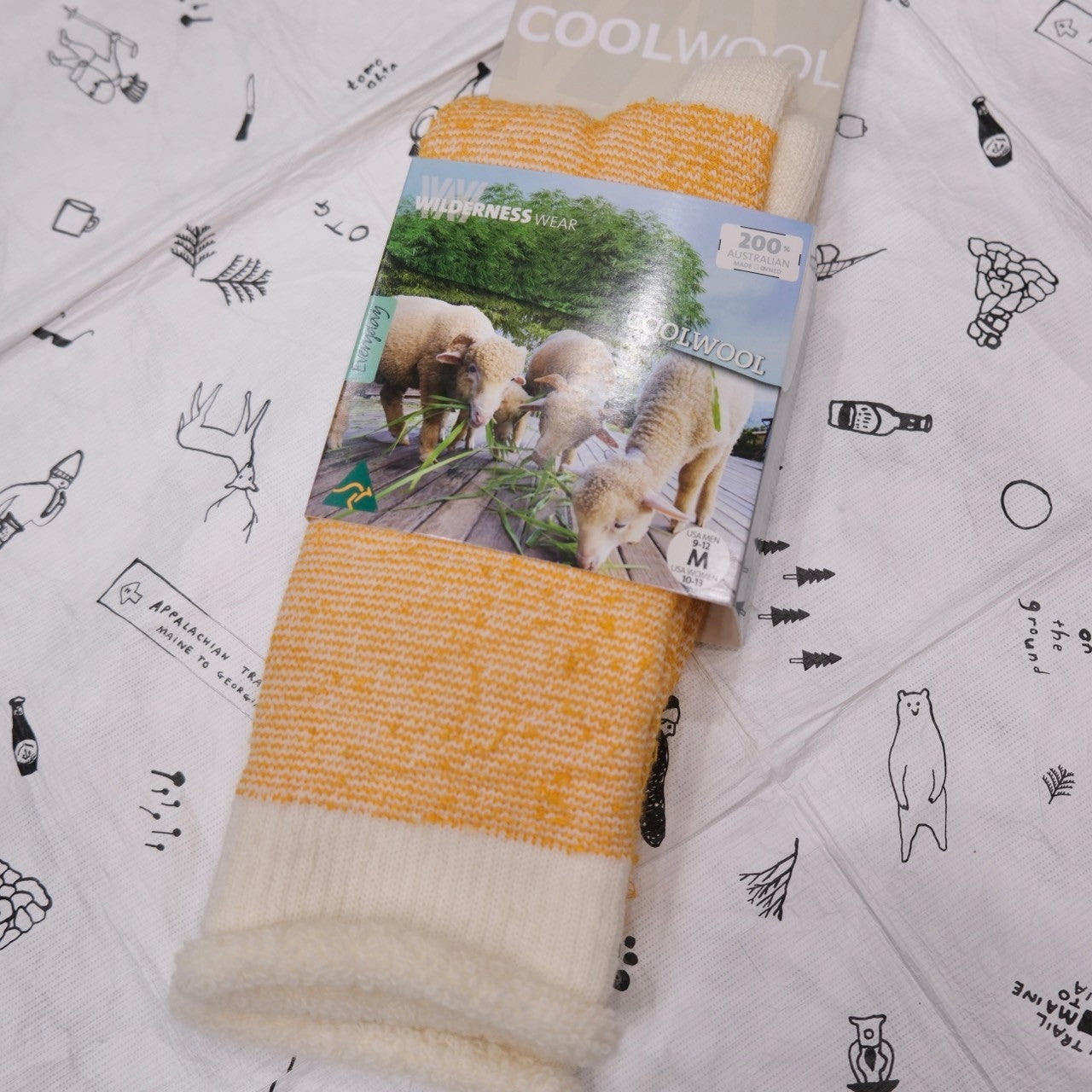 COOL WOOL(テント泊・小屋泊・ご自宅用に/極厚保温ソックス)【WILDERNESS WEAR】