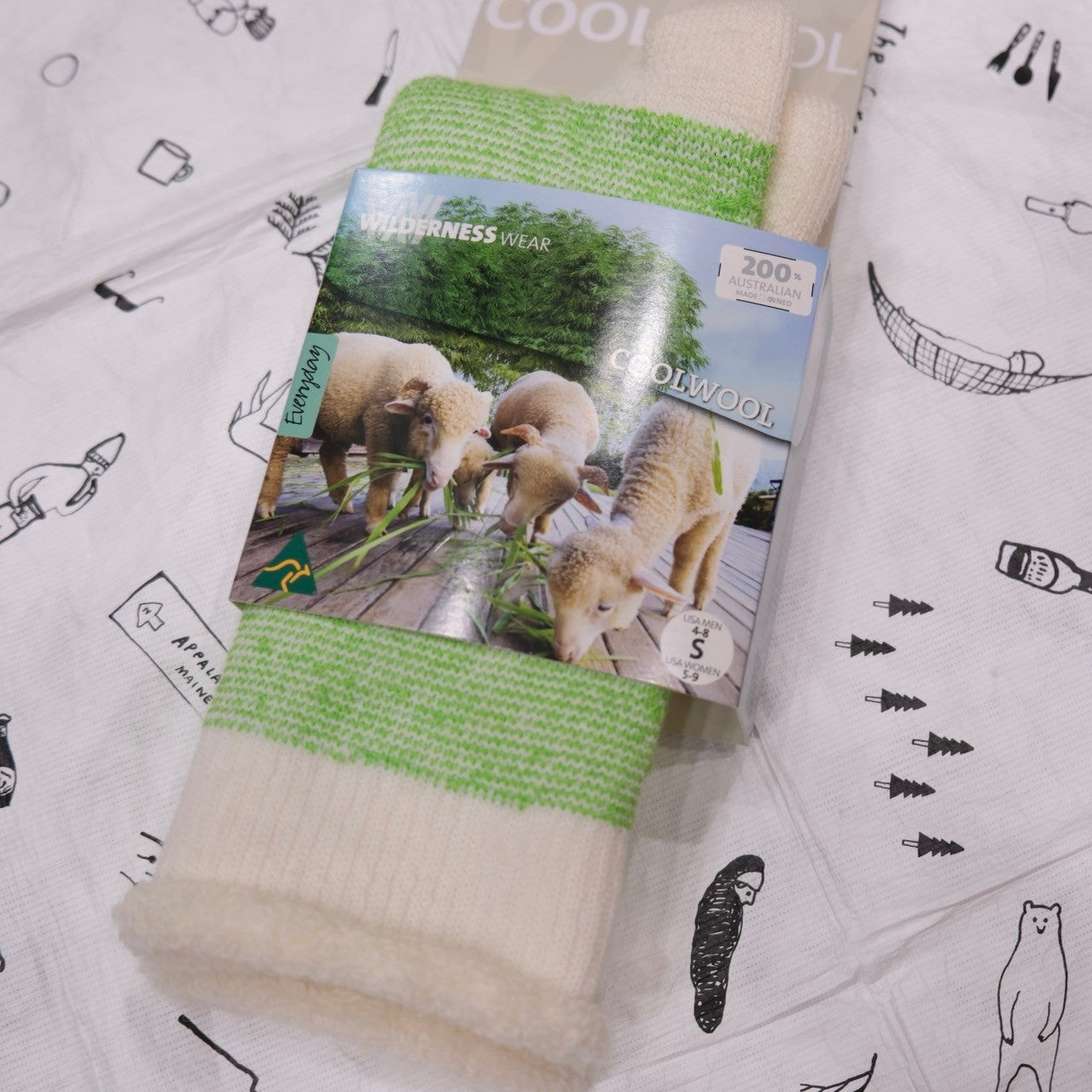 COOL WOOL(テント泊・小屋泊・ご自宅用に/極厚保温ソックス)【WILDERNESS WEAR】