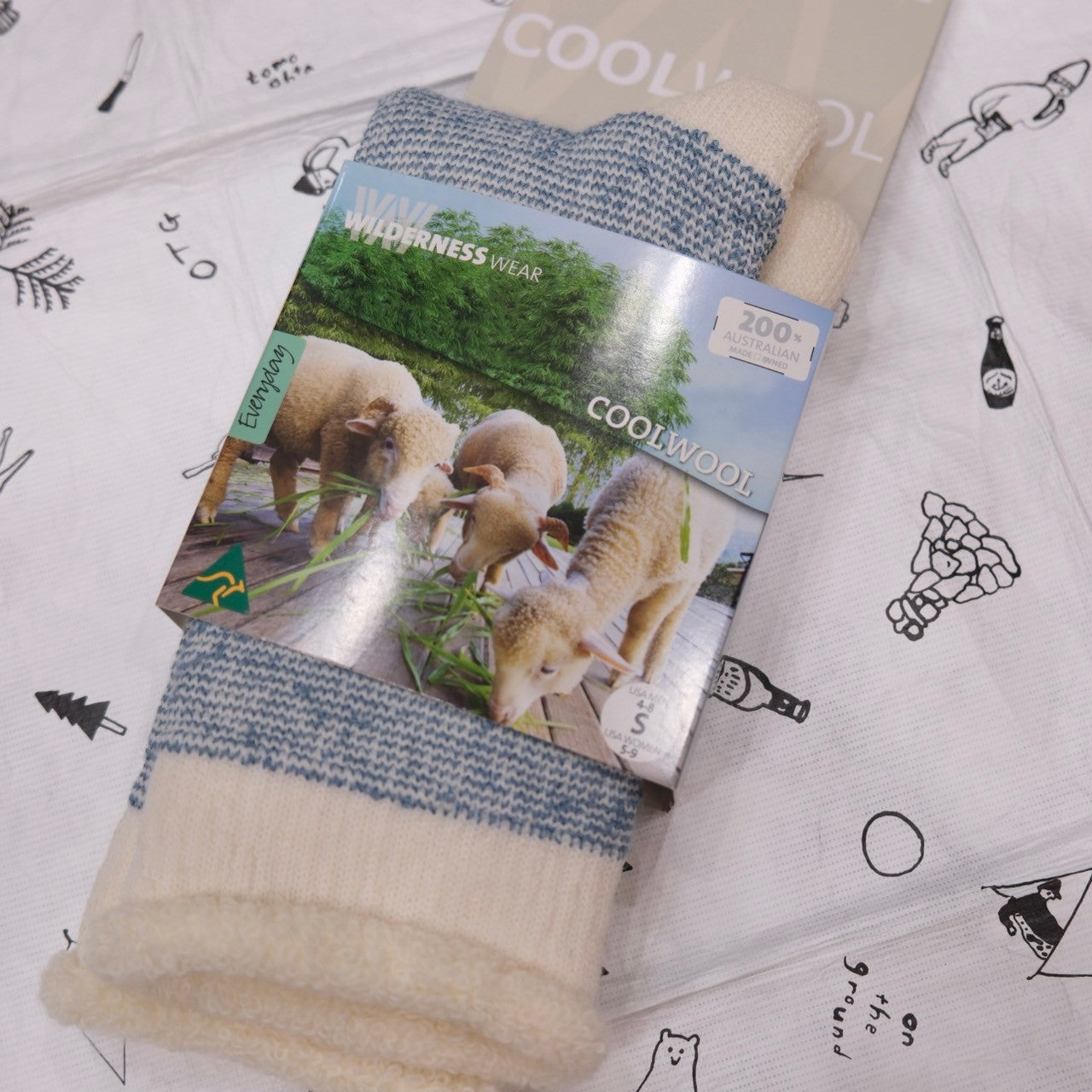 COOL WOOL(テント泊・小屋泊・ご自宅用に/極厚保温ソックス)【WILDERNESS WEAR】