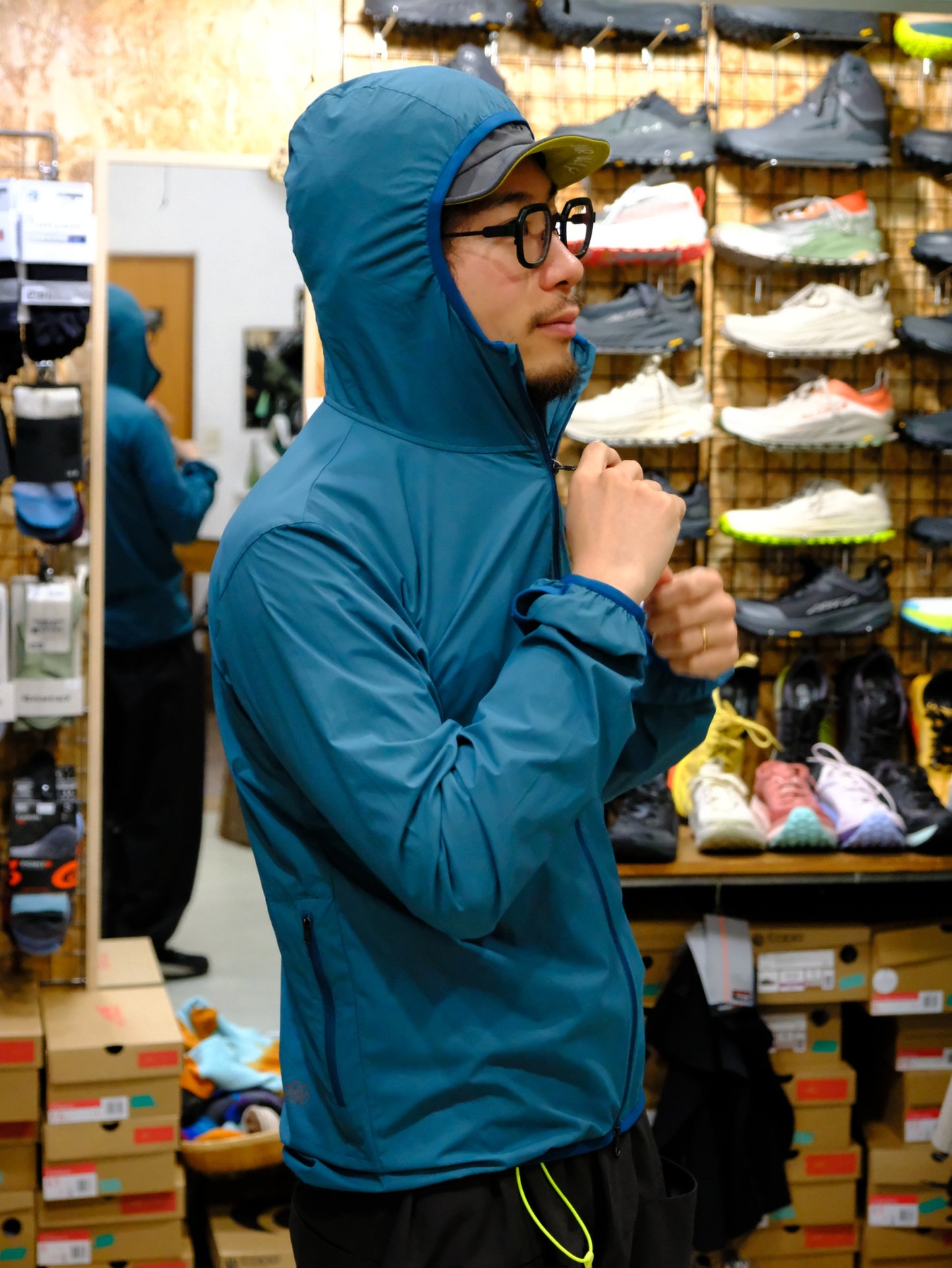 Wind River Hoody Mens ≪2026SS≫ (程よい通気性で蒸れにくいウインドシェル/胸周りが広くなりました!)【Teton Bros.】