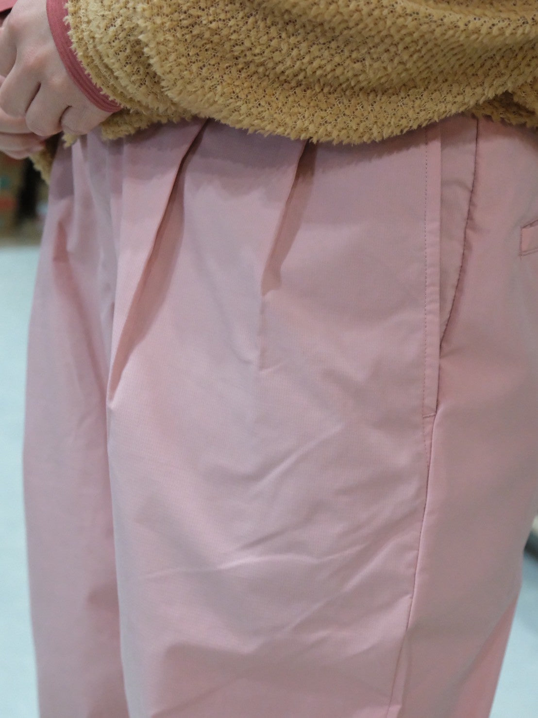 MOUNTAIN HIKE PANTS(楽にカッコよく履けるワイドパンツ)【BAMBOO SHOOTS】