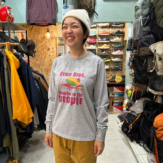 Powder To The People L/S Tee Women's【Teton Bros.】※旧製品の為、30%OFF