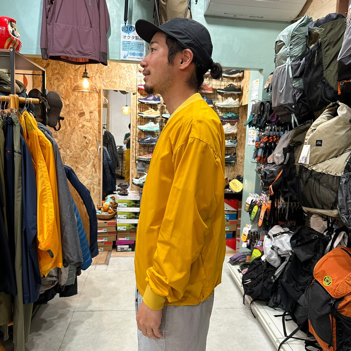 Sato Wind Blouson(通気するブルゾン型ウインドシェル)【TANNUKI】Pumpkinは当店別注色です
