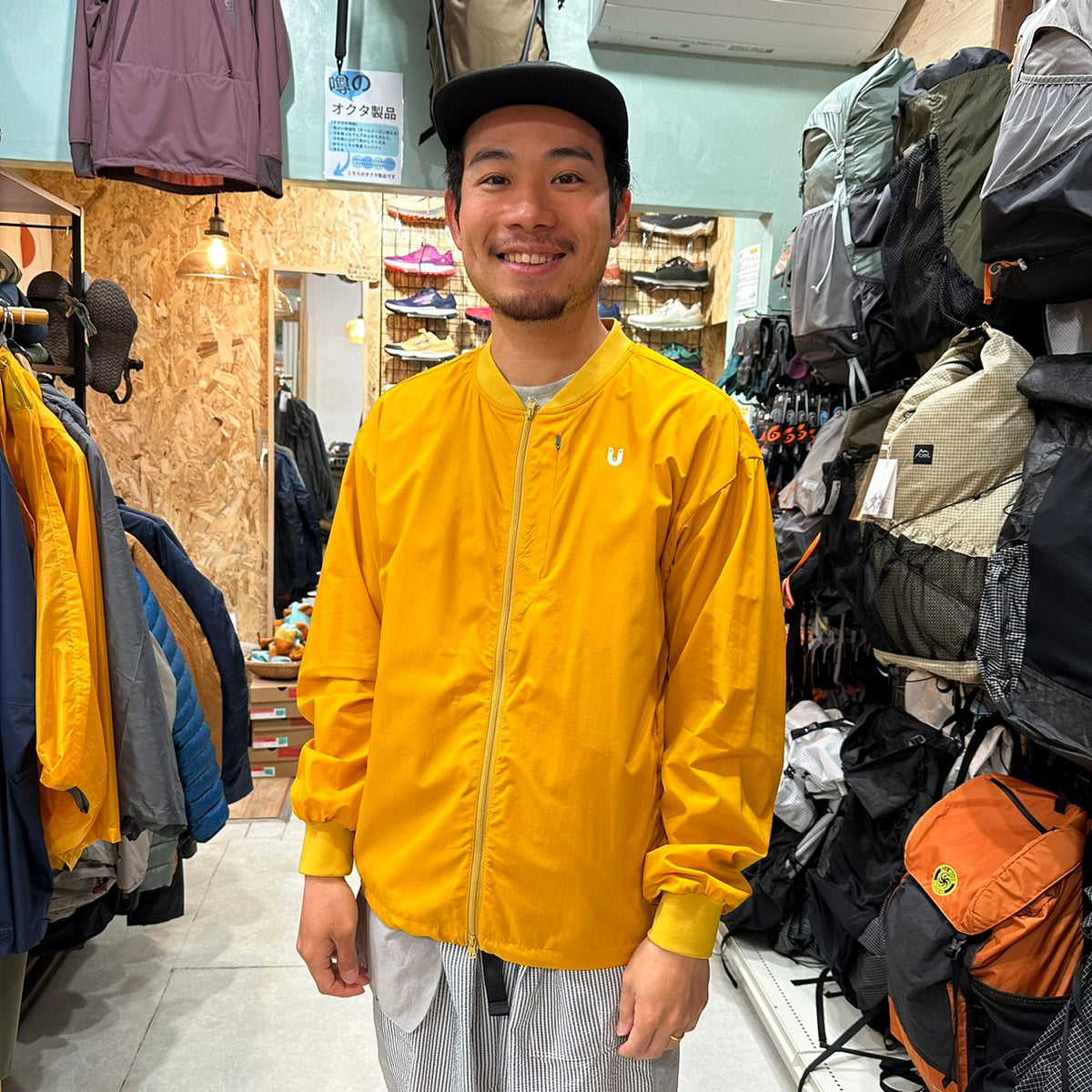 Sato Wind Blouson(通気するブルゾン型ウインドシェル)【TANNUKI】Pumpkinは当店別注色です