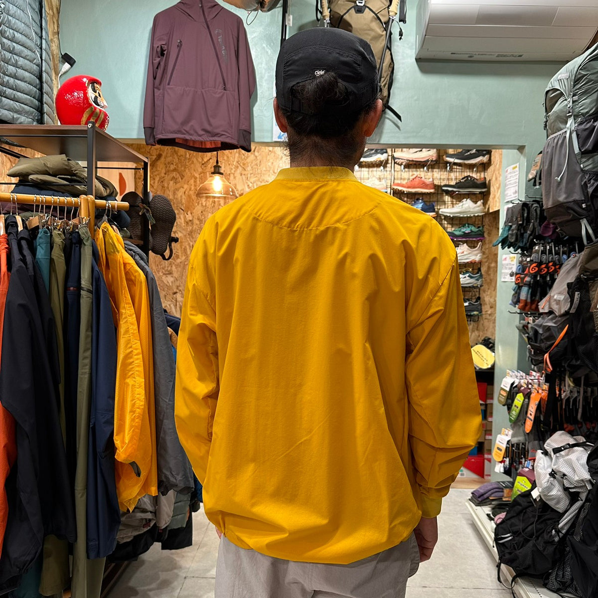 Sato Wind Blouson(通気するブルゾン型ウインドシェル)【TANNUKI】Pumpkinは当店別注色です