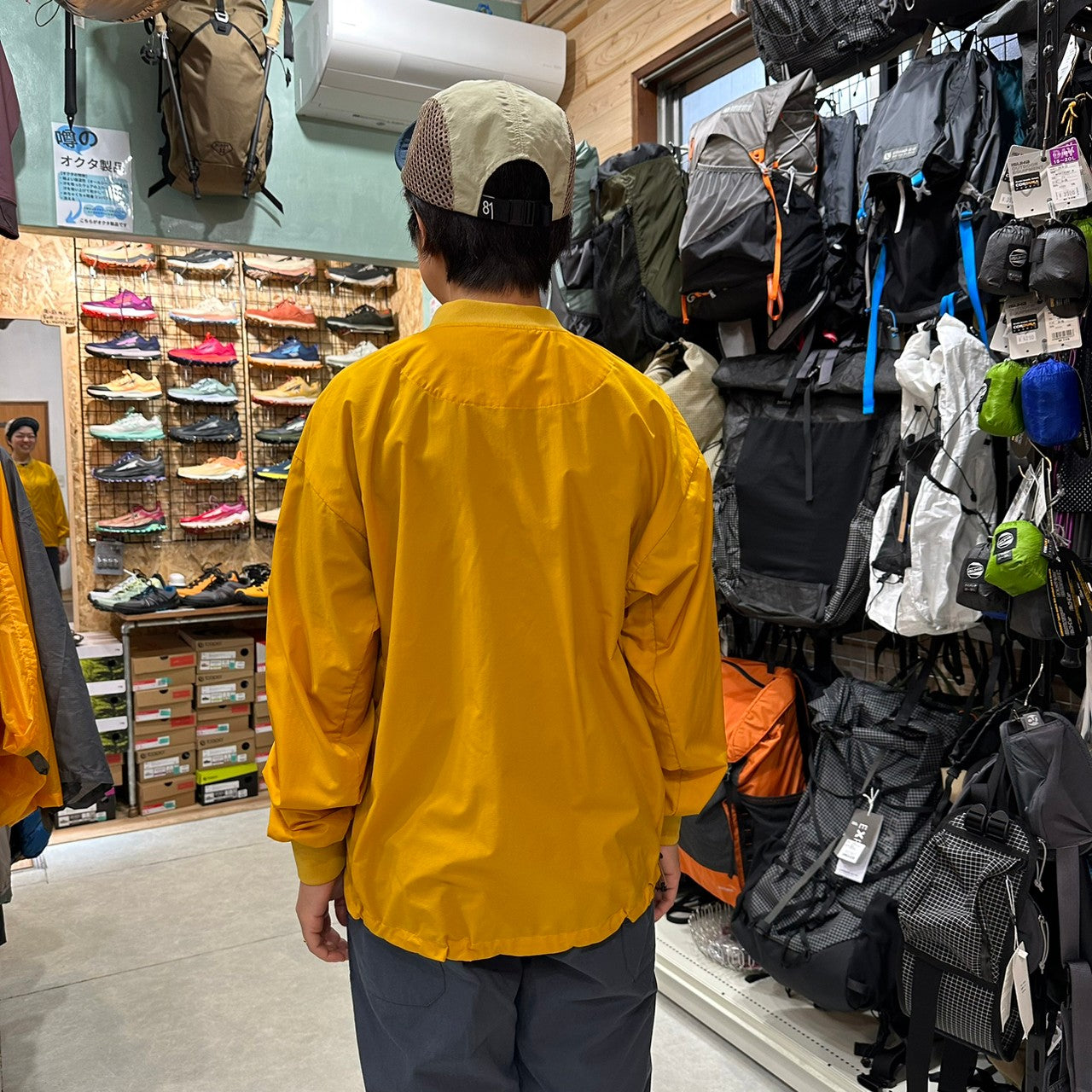 Sato Wind Blouson(通気するブルゾン型ウインドシェル)【TANNUKI】Pumpkinは当店別注色です