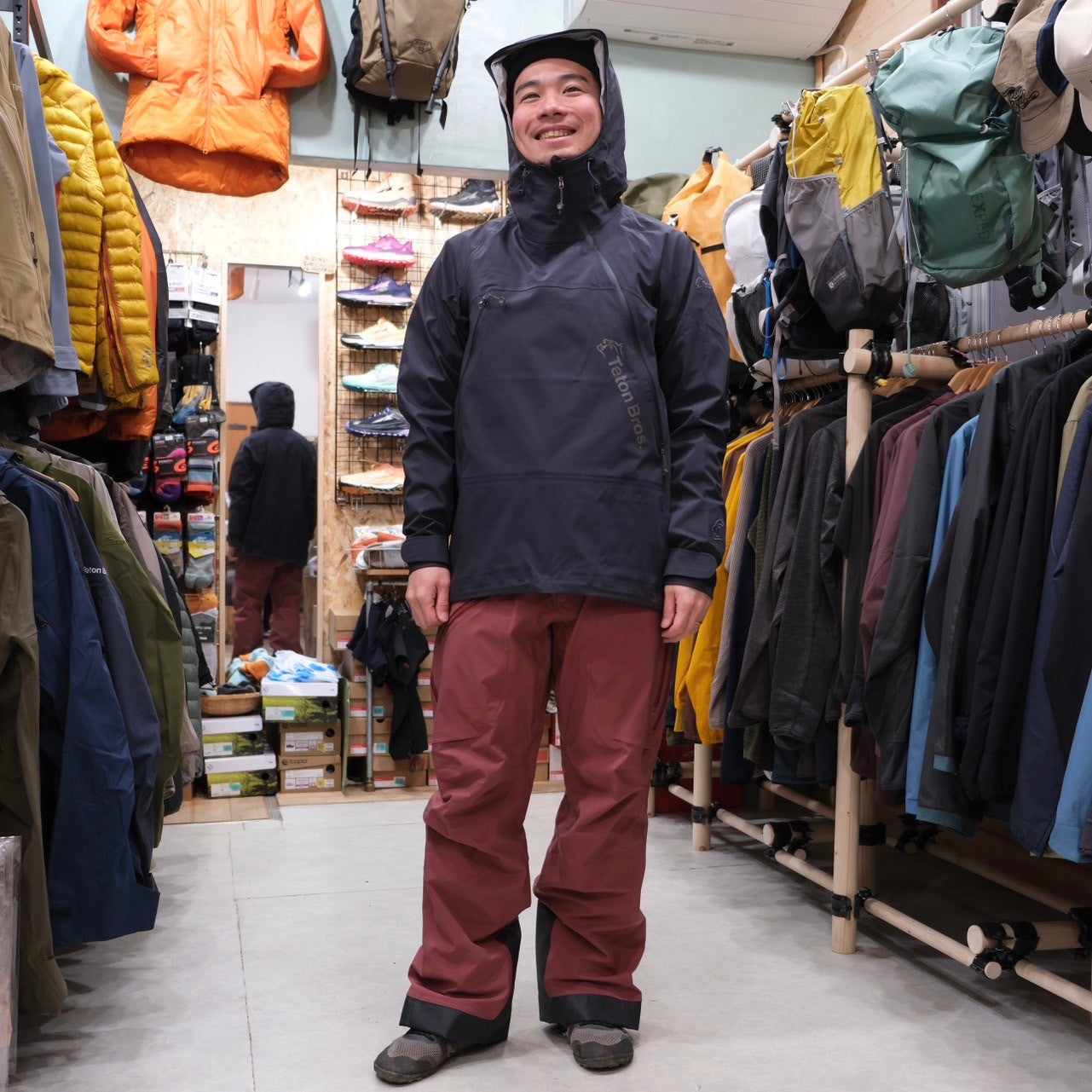 TB Pant Men's(ハードシェルパンツ/取り外し可能なビブタイプ)【Teton Bros.】 ★旧製品の為、30%OFF