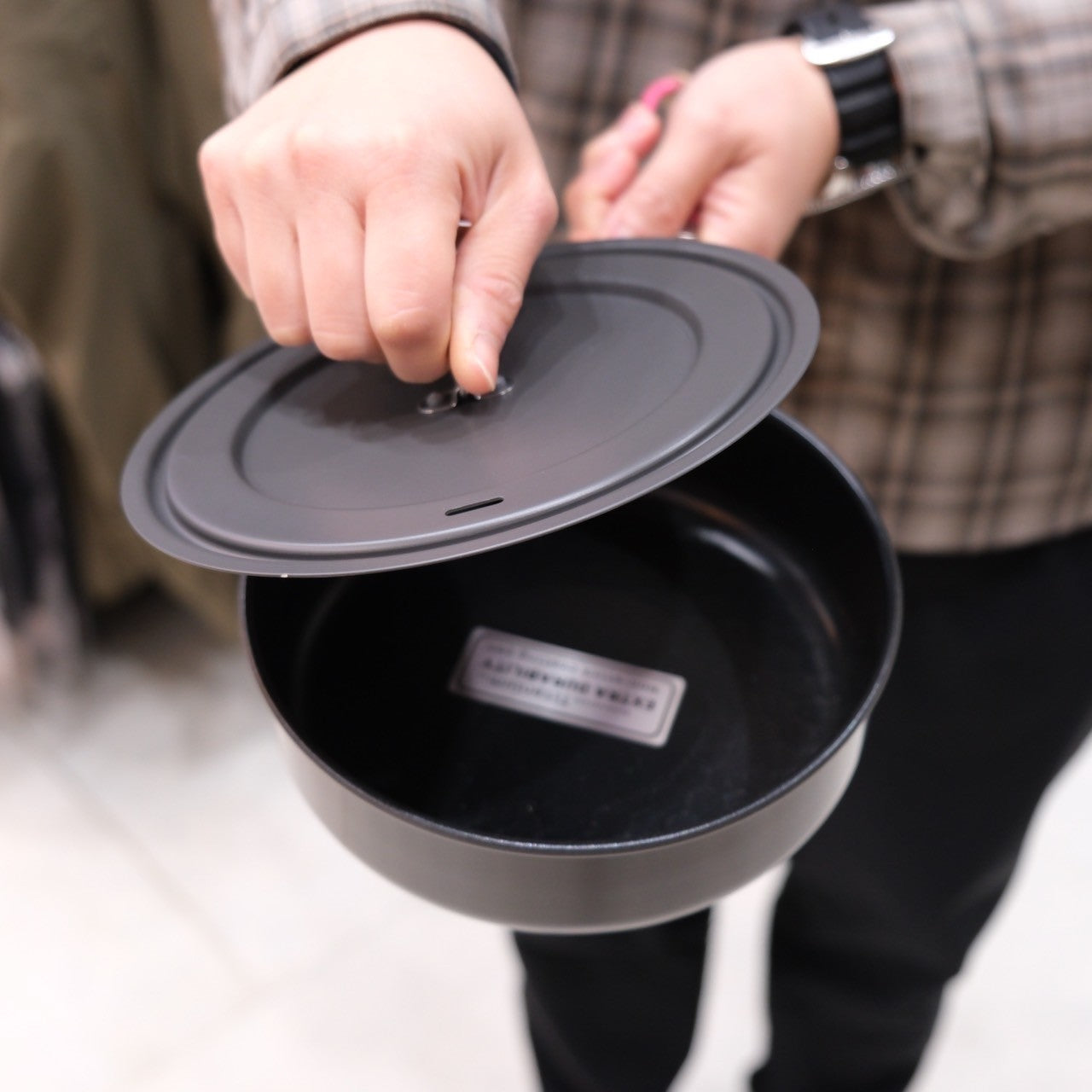 The Lid 16cm(60g/フライパンのフタ)【EVERNEW】