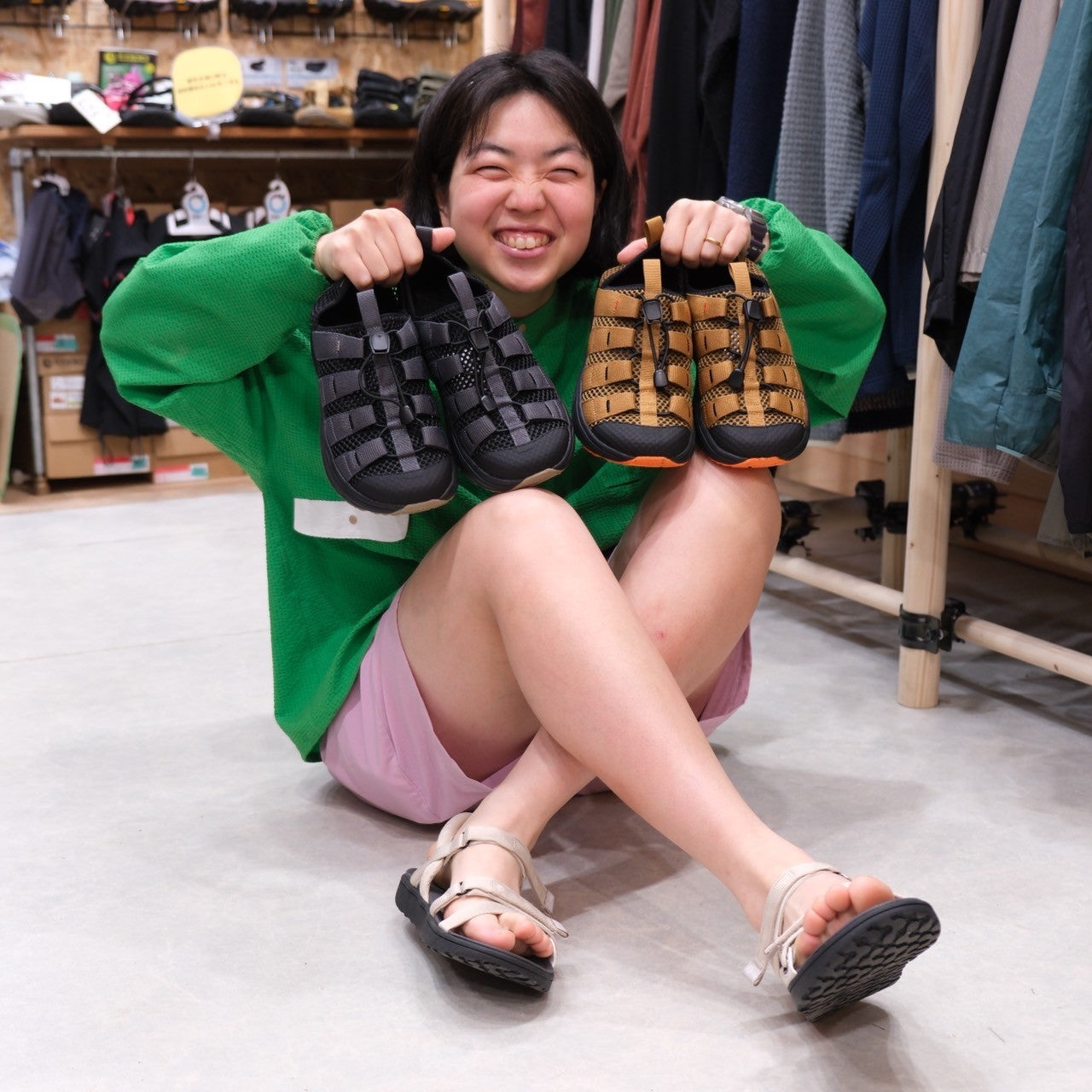 rig × narifuri moja-NF(足の疲れを吸い上げるサンダル)【rig】