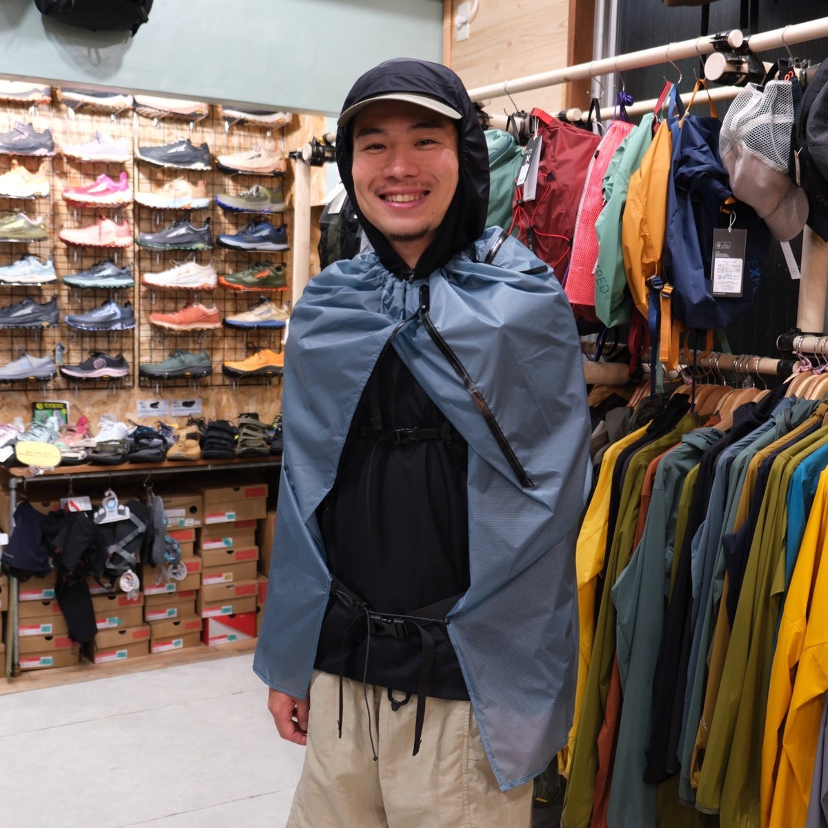 Hiking Skirt(ロング丈のレインスカート)【CAYL】