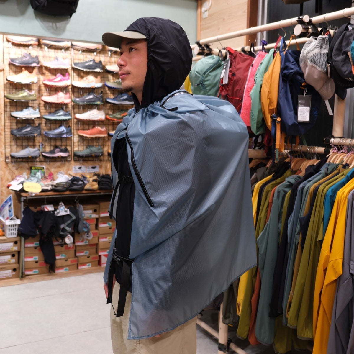 Hiking Skirt(ロング丈のレインスカート)【CAYL】