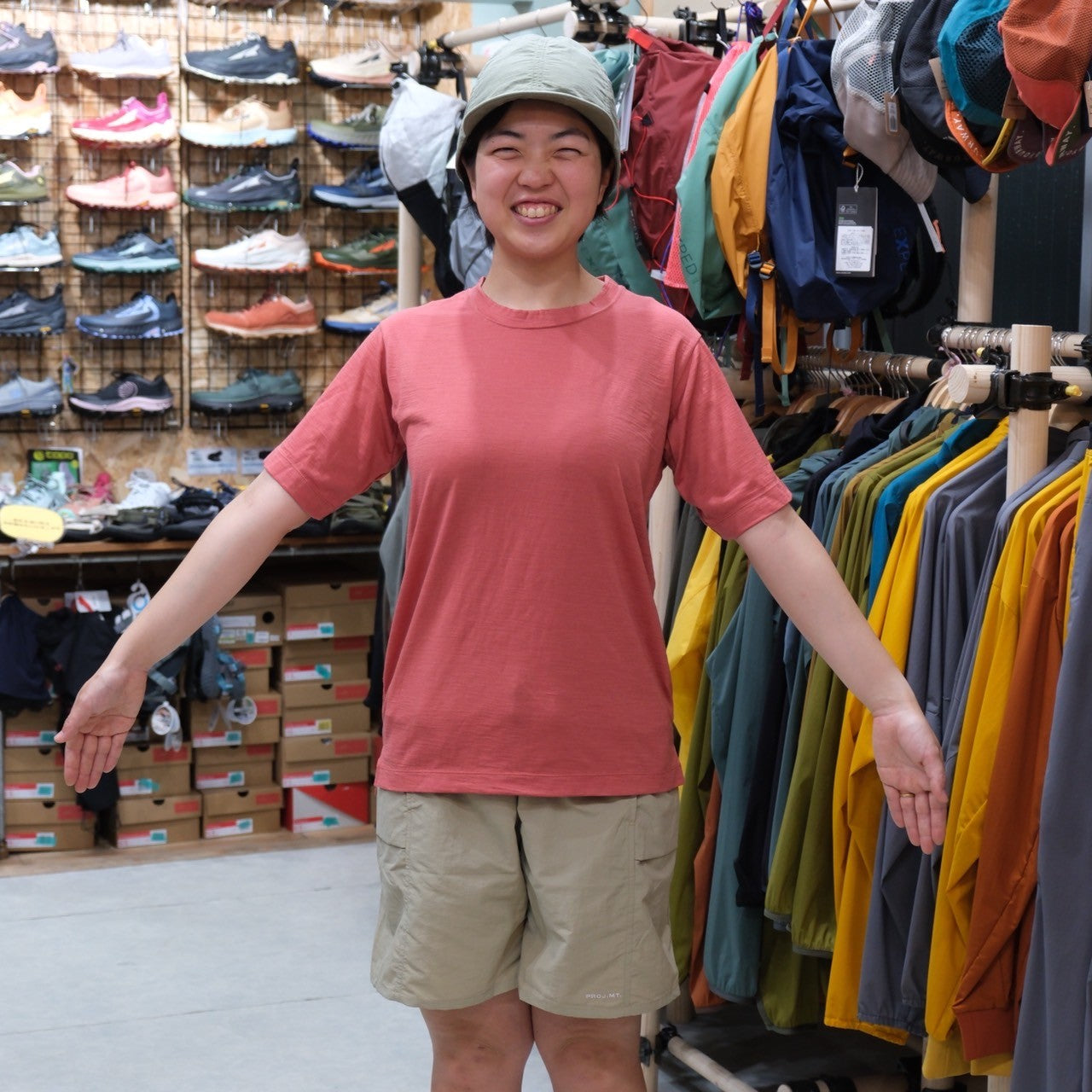 RAW L.W. S/S SHIRTS W's(メリノウール100%)【STATIC】