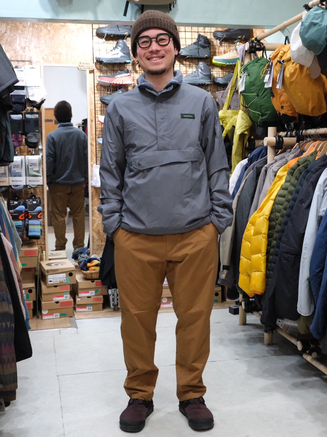 HIKE & BIKE JOGGER PANTS(裏地オクタの軽量あったかパンツ)【PAPERSKY】
