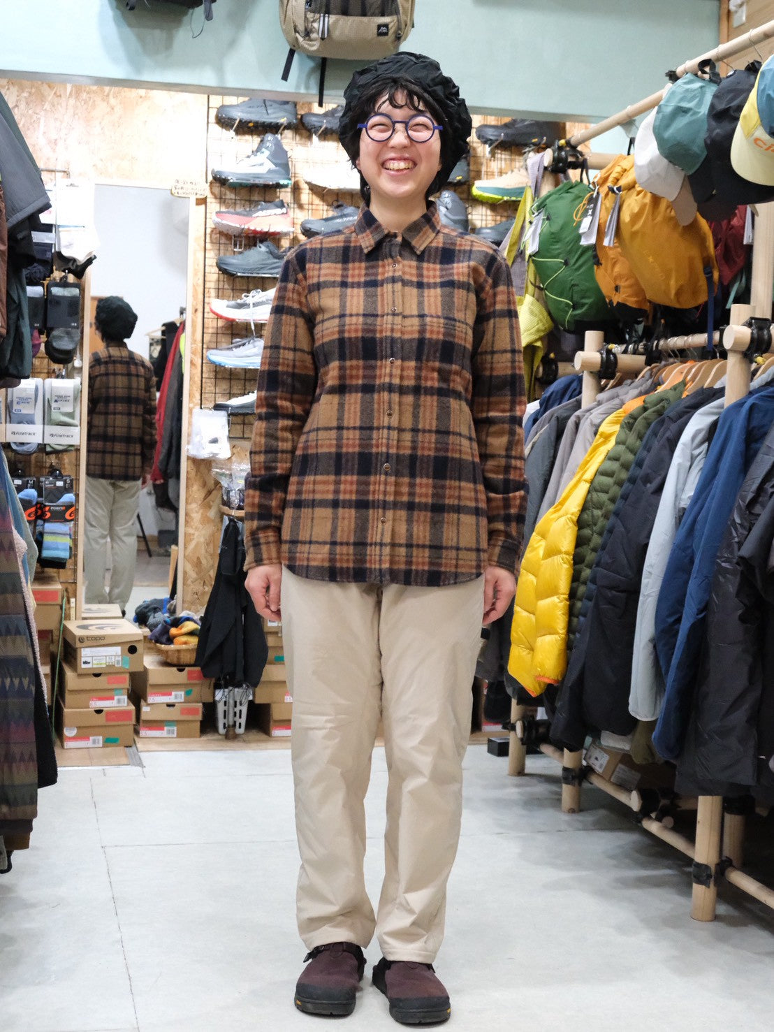 HIKE & BIKE JOGGER PANTS(裏地オクタの軽量あったかパンツ)【PAPERSKY】