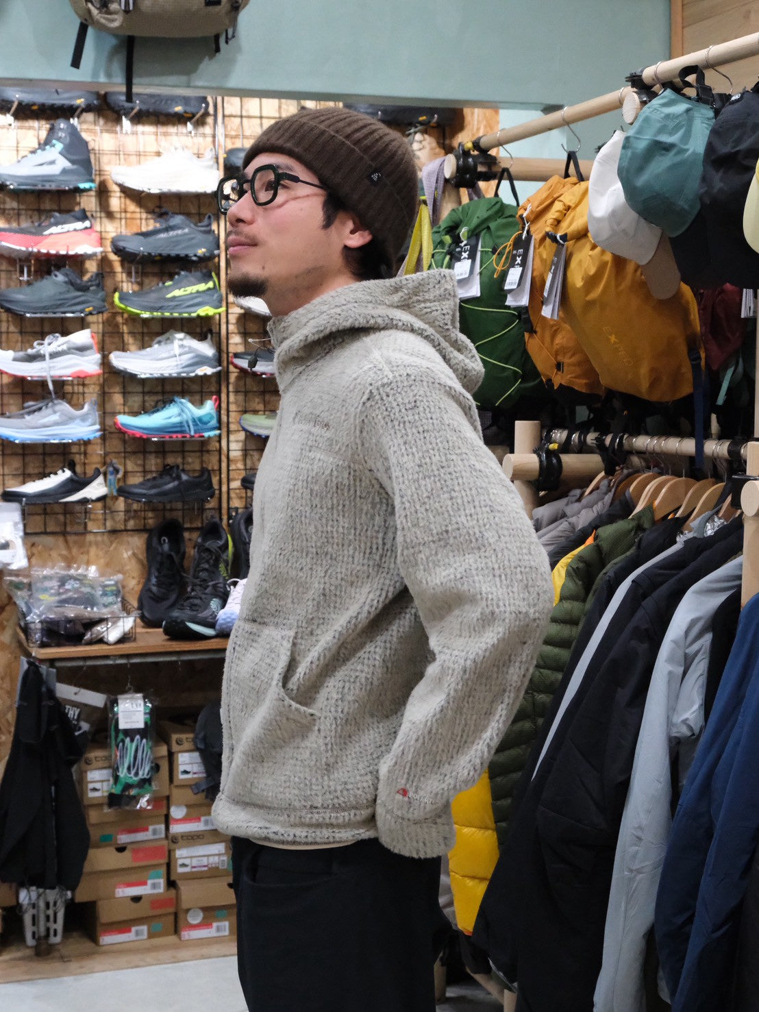 Wool Air Hoody Mens(ウールのフリース/保温/通気/軽量)【Teton Bros.】★旧製品の為、20%OFF