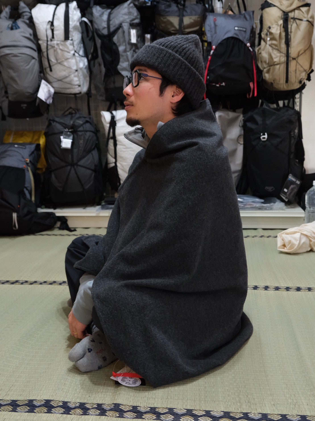 ノヤマ（マルチに使える尾州ウールのブランケット）【AXESQUIN 凌