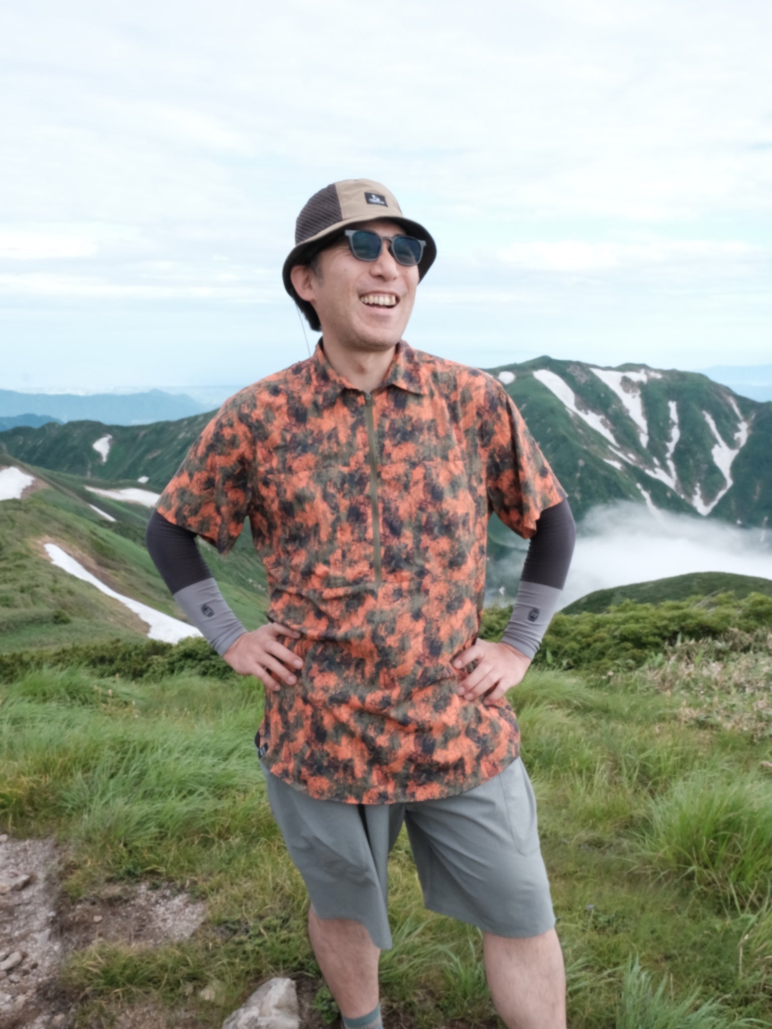 JOLLY GEAR トリプルクラウン ジップダウン ショートスリーブ TRIPLE CROWN ZIP DOWN SHORT SLEEVE（速乾・肌触り◎／半袖ハーフ