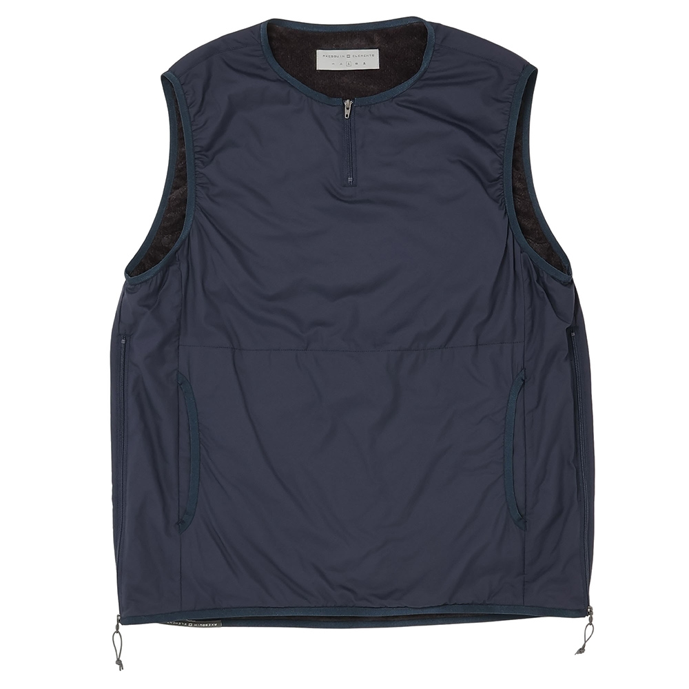 オクタライニングのベスト(軽くてふわふわのアクティブインサレーション)【AXESQUIN ELEMENTS】