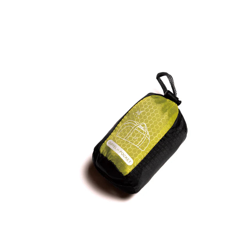 Duffle In Pocket(コンパクトに畳めるダッフルバッグ/ジッパー付き)【KIVA OUTDOORS】