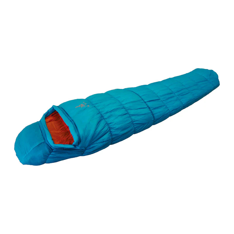 Explorer 100 Sleeping Bag(水濡れに強い‼軽量400g化繊綿シュラフ)【KIVA OUTDOORS】