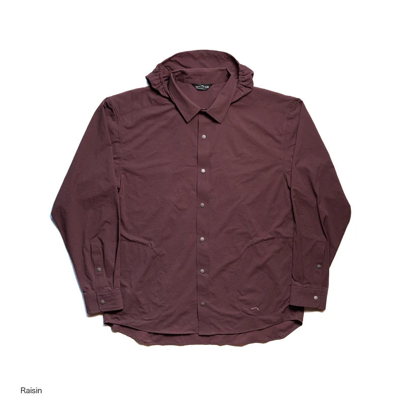 MERCED RIVER HOOD SHIRTS(フード付き/薄手・軽量/シェル素材のシャツ)【STATIC】