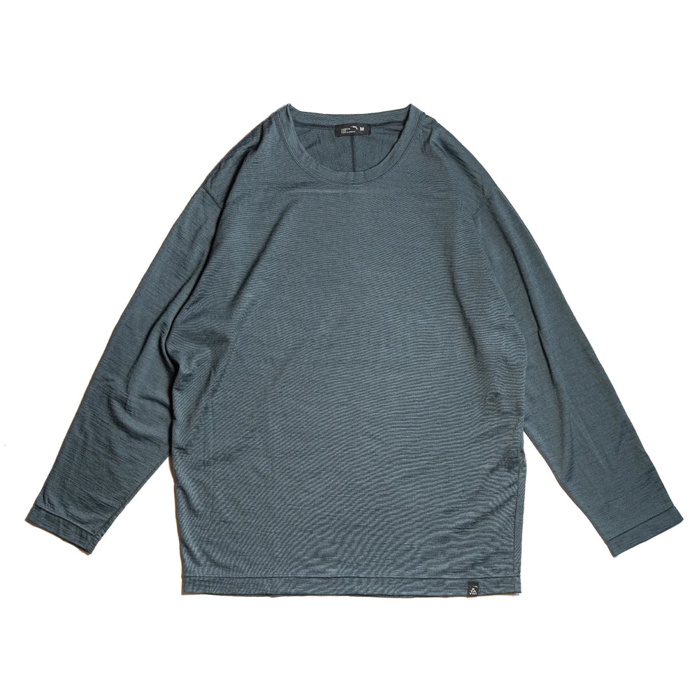 RAW L.W. L/S SHIRTS W`S(メリノウール100%) 【STATIC】
