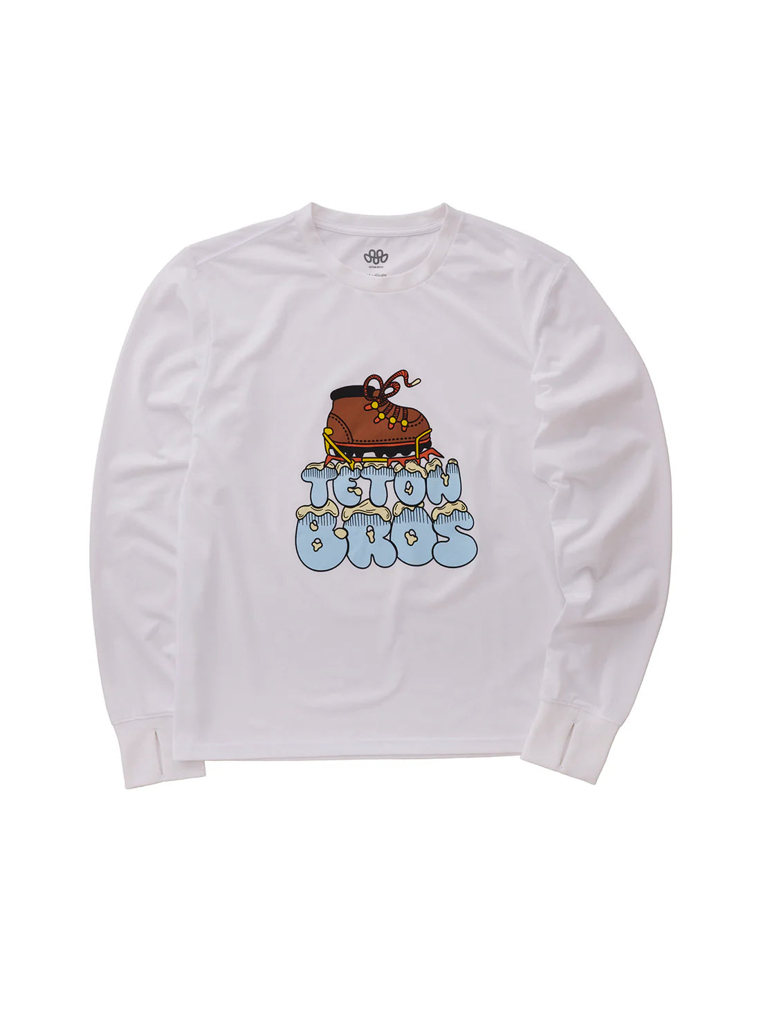 WS TB Crampon L/S Tee(伸縮性、吸汗速乾性、抗菌防臭機能を備えたロングスリーブT)【Teton Bros.】