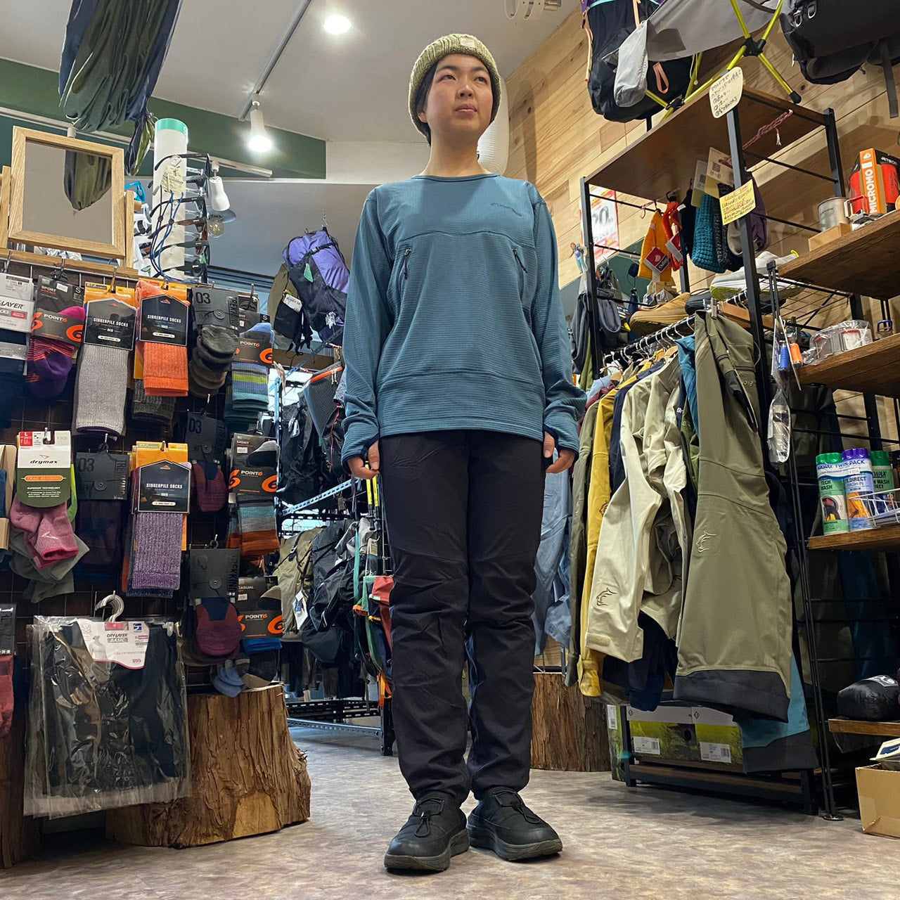 Graphene Crew Mens(薄くてあたたかいフリース/クルーネック)【Teton Bros.】