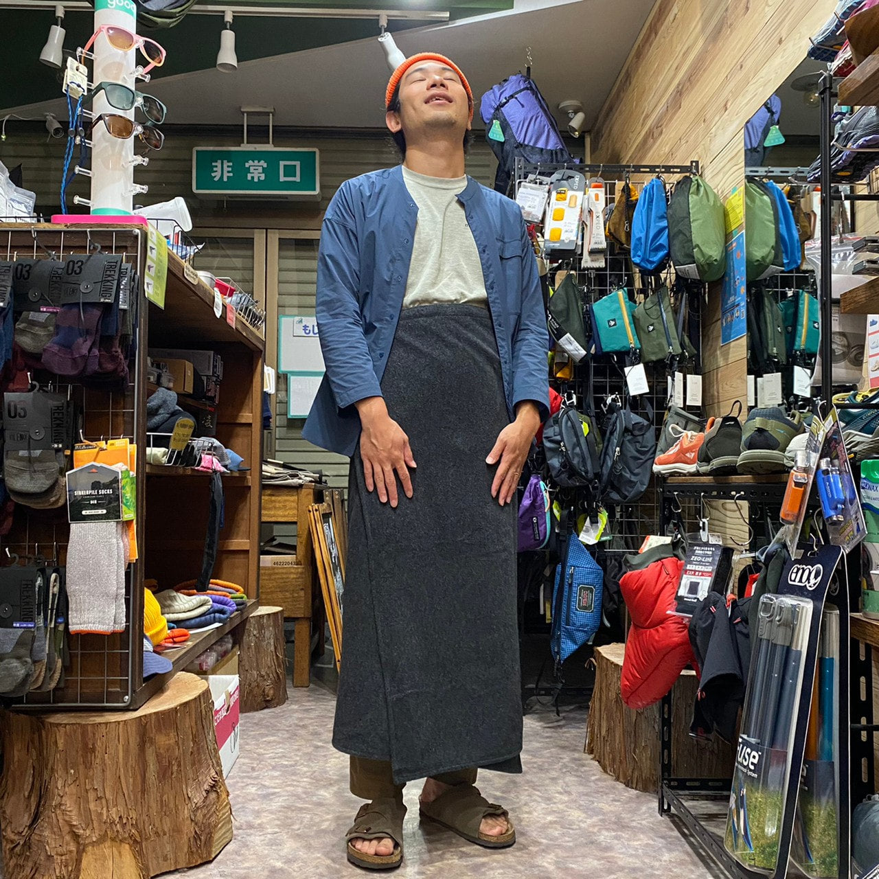 ノヤマ(マルチに使える尾州ウールのブランケット)【AXESQUIN 凌】