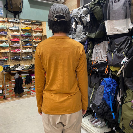 RAW L.W. L/S SHIRTS W`S(メリノウール100%) 【STATIC】※旧商品の為30%OFF