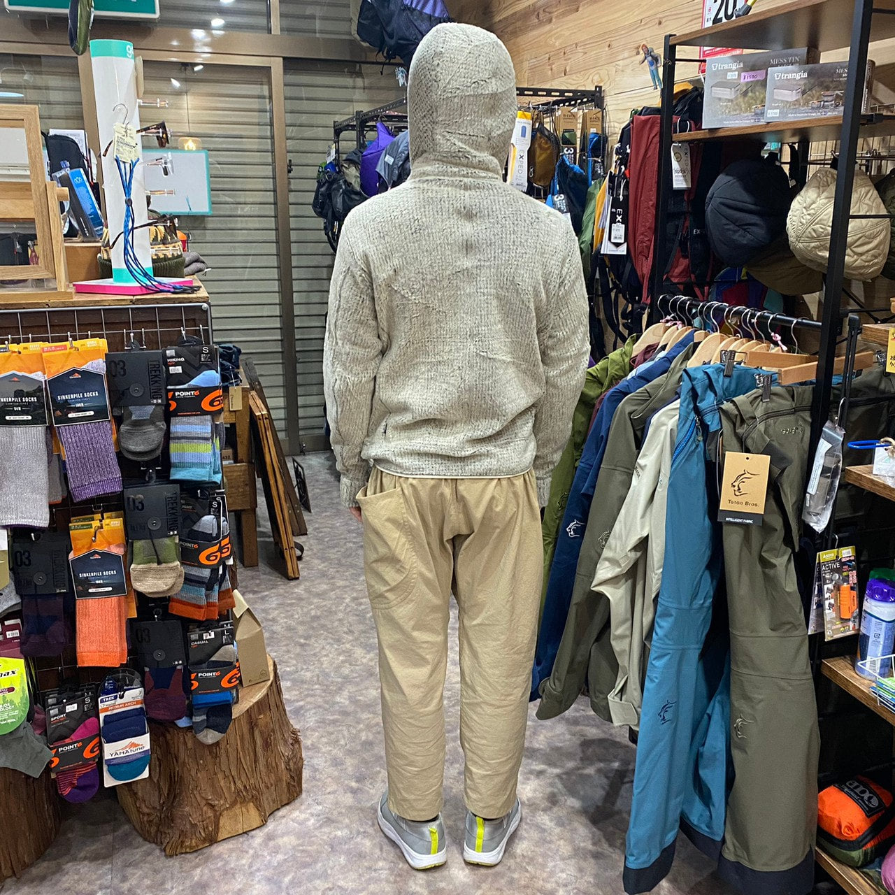 Wool Air Hoody Mens(ウールのフリース/保温/通気/軽量)【Teton Bros.】