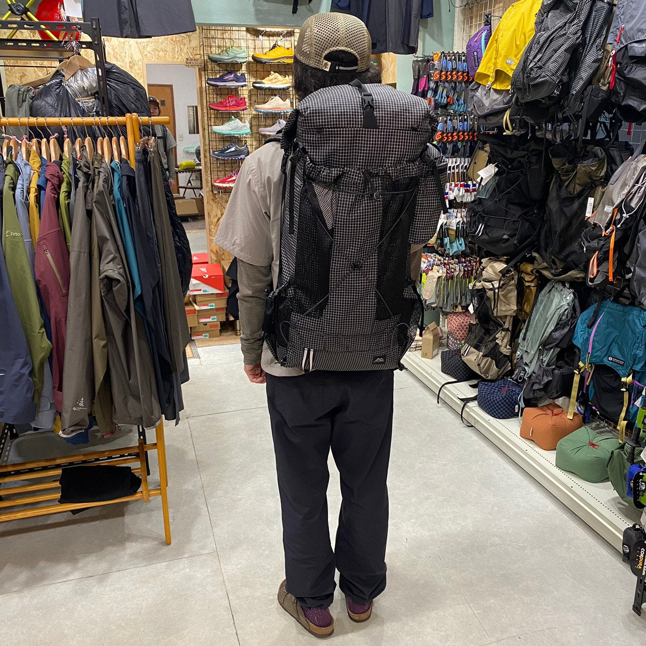 TAE BAEK 2 GRID ≪HIP BELT別売り≫(45L/軽量/フレームあり)【CAYL】