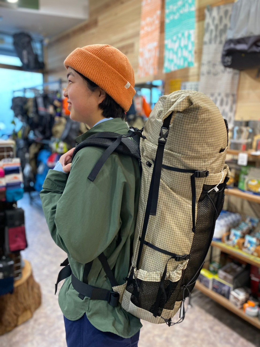 TAE BAEK 2 B-GRID ≪HIP BELT別売り≫(45L/軽量/フレームあり)【CAYL】
