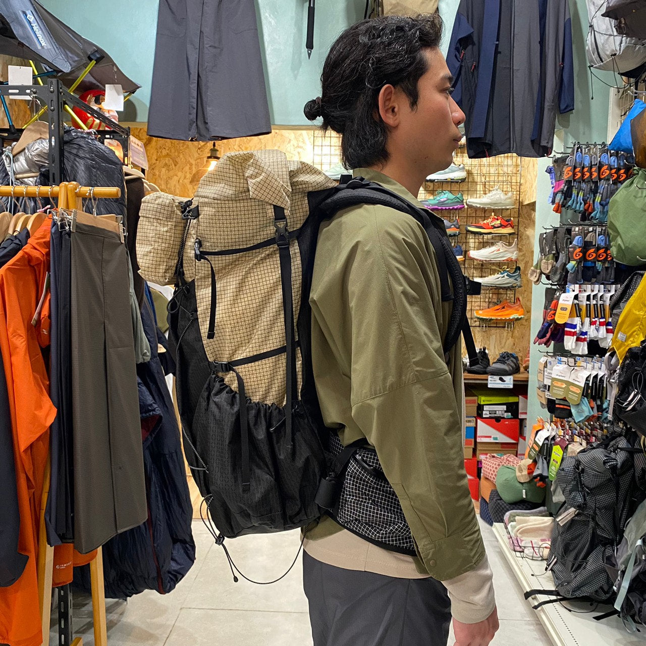 BAEKDU 2 b-grid〈HIP BELT別売り〉(55L/耐荷重15㎏/テント泊におすすめ)【CAYL】