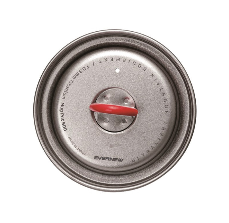 Ti Mug pot 500 (75g/チタン)【EVERNEW】