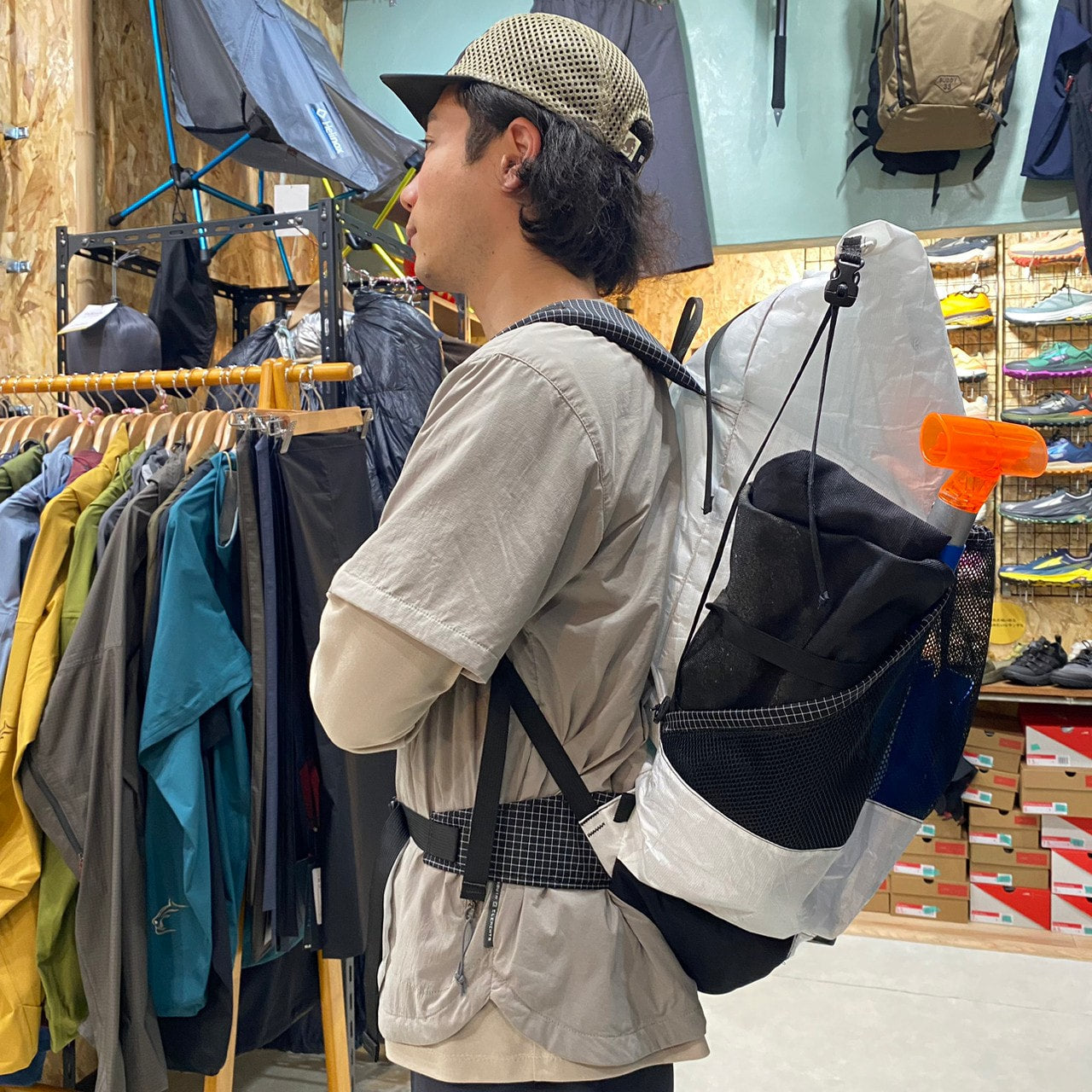 Big Step Pack(最大47L/超軽量/別注雪山登山対応ver.)【ZIMMER BUILT】