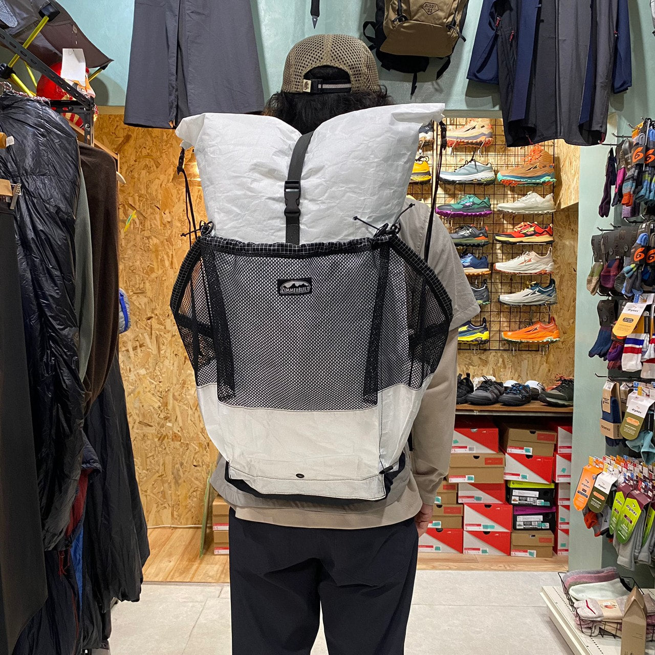 Big Step Pack(最大47L/超軽量/別注雪山登山対応ver.)【ZIMMER BUILT】