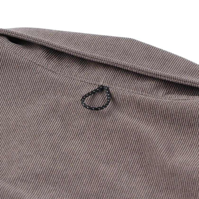 HIKE&BIKE CAVE CORDUROY BIG SHIRT【PAPEASKY】