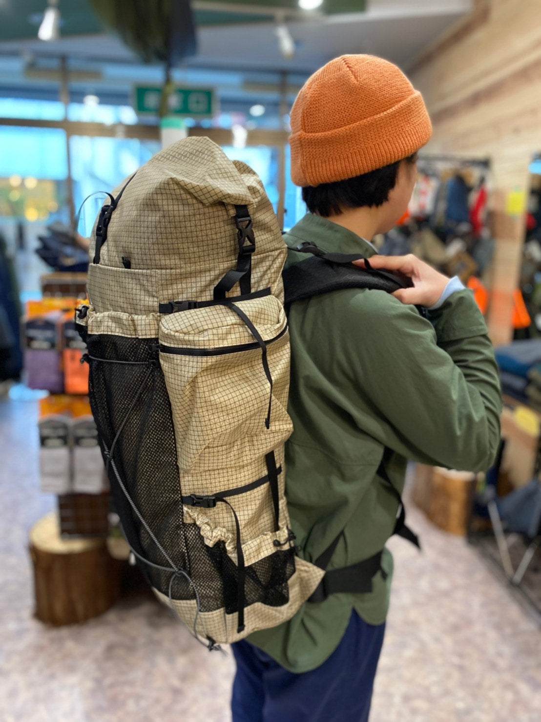 TAE BAEK 2 B-GRID ≪HIP BELT別売り≫(45L/軽量/フレームあり)【CAYL】